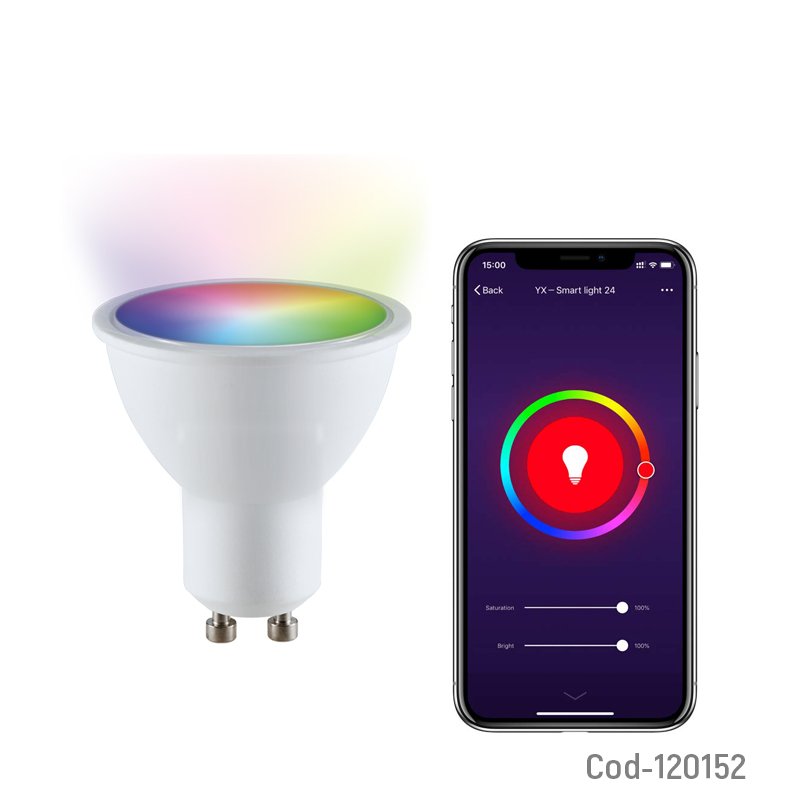 Ampolleta led smart g10 rgb, conectividad para smartphone. mayorista — imagen 2