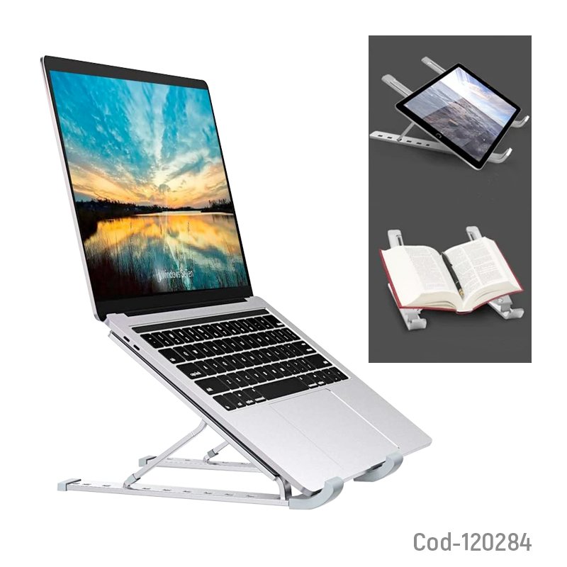 Soporte con inclinacion regulable para notebook y tablet mayorista — imagen 3