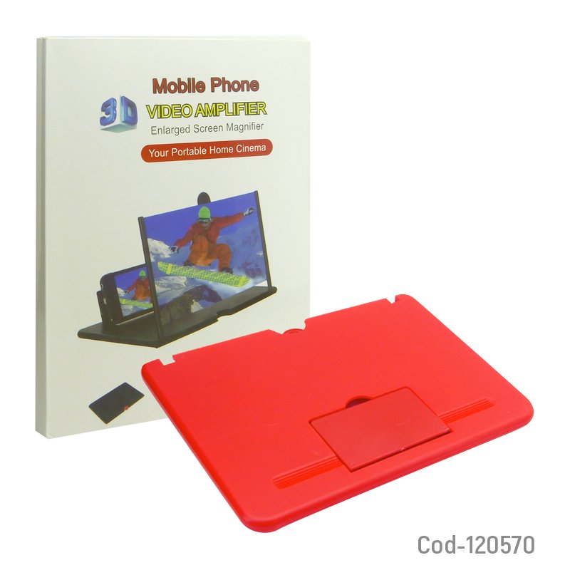 Amplificador de pantallas 10” para smartphone. en caja. mayorista — imagen 4