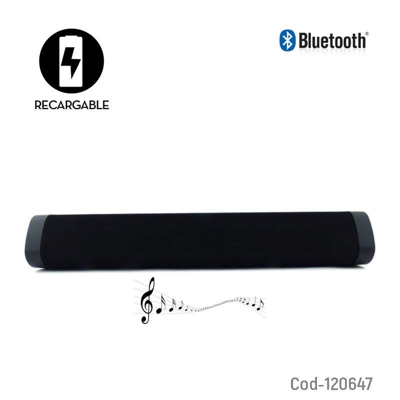 Parlante recargable, bluetooth, sound bar, usb/tf, ideal para tv. mayorista — imagen 2