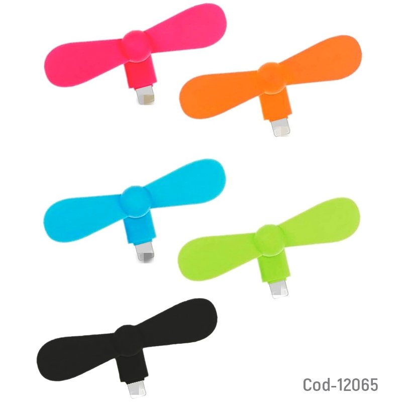 Ventilador mini para iphone 5 y 6 marca rst en 6 colores - pack de 50 unidades mayorista — imagen 3