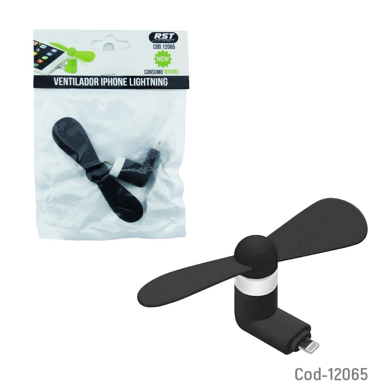 Ventilador mini para iphone 5 y 6 marca rst en 6 colores - pack de 50 unidades mayorista — imagen 4