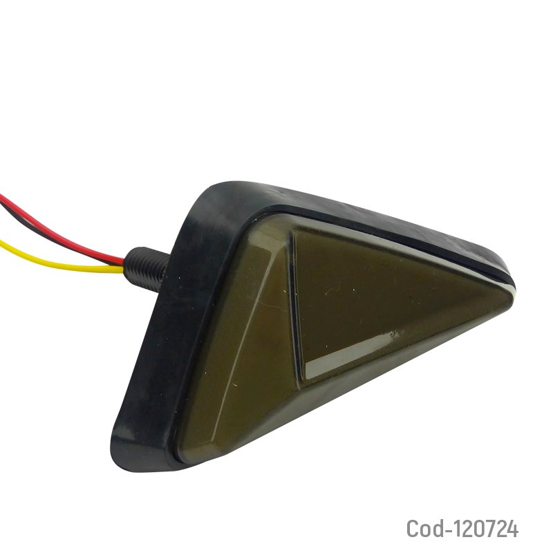Luces direccionales para carenado de moto marca kicry, amarillo/blanco. mayorista — imagen 2