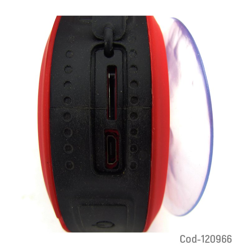 Parlante recargable bluetooth, new ducha, waterproof, colores. mayorista — imagen 3