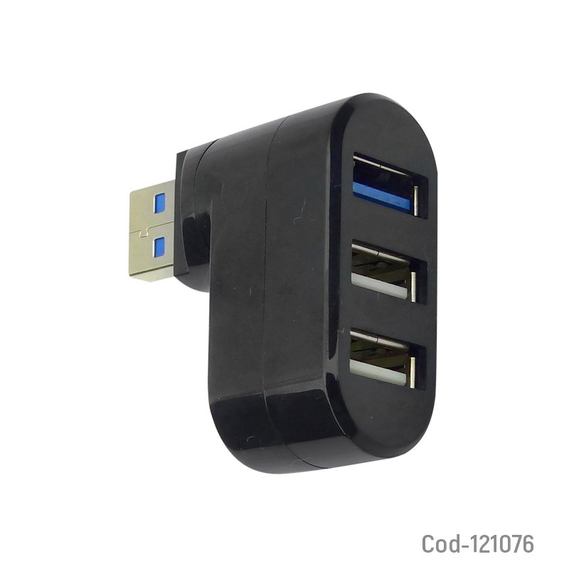 Hub 3 usb, 1 usb 3.0 + 2 usb 2.0 - pack de 10 unidades mayorista — imagen 3