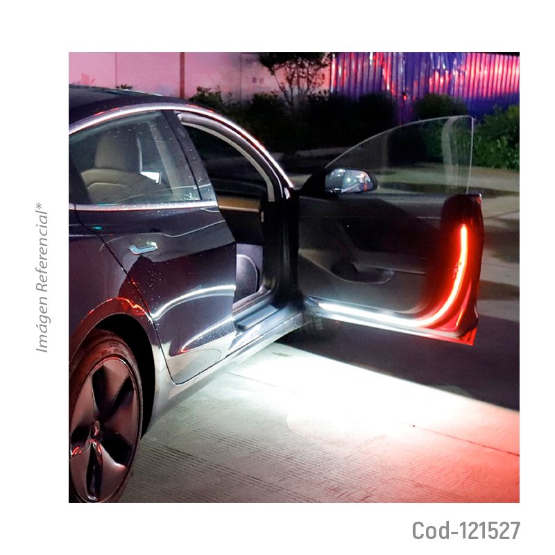 Tiras led set x 2, de advertencia para puertas de auto, rojo/blanco mayorista — imagen 3
