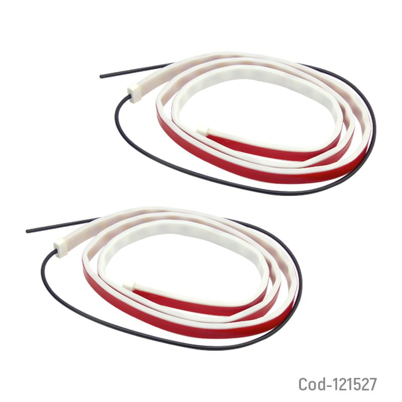 Tiras led set x 2, de advertencia para puertas de auto, rojo/blanco mayorista — imagen 4