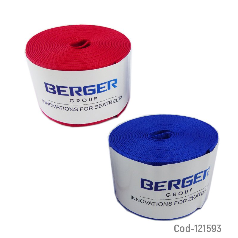Cinta cinturon de seguridad, medida 4,8cm x 3,6 metros. alta calidad - pack de 10 unidades mayorista — imagen 3