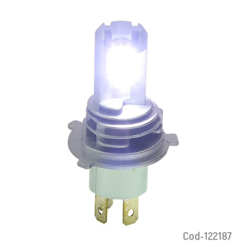 Ampolleta kit led h4, modelo m3 de 55watt, 9 a 36 volt. mini, alta calidad. en caja. mayorista — imagen 3