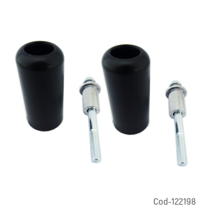 Topes anti caida para moto, para proteccion del chasis. en bolsa, set x 2. - pack de 10 unidades mayorista — imagen 2