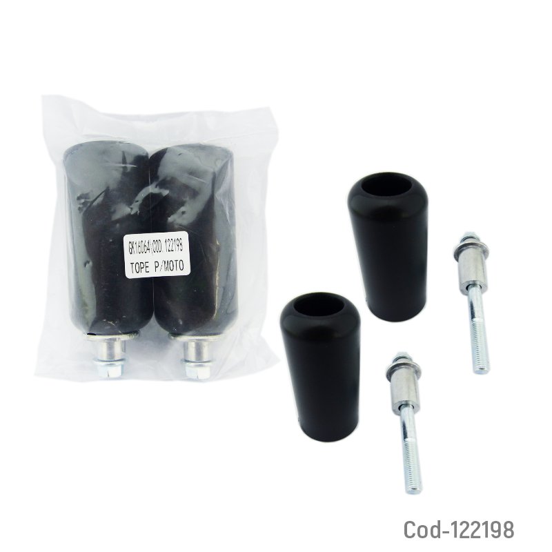 Topes anti caida para moto, para proteccion del chasis. en bolsa, set x 2. - pack de 10 unidades mayorista — imagen 3