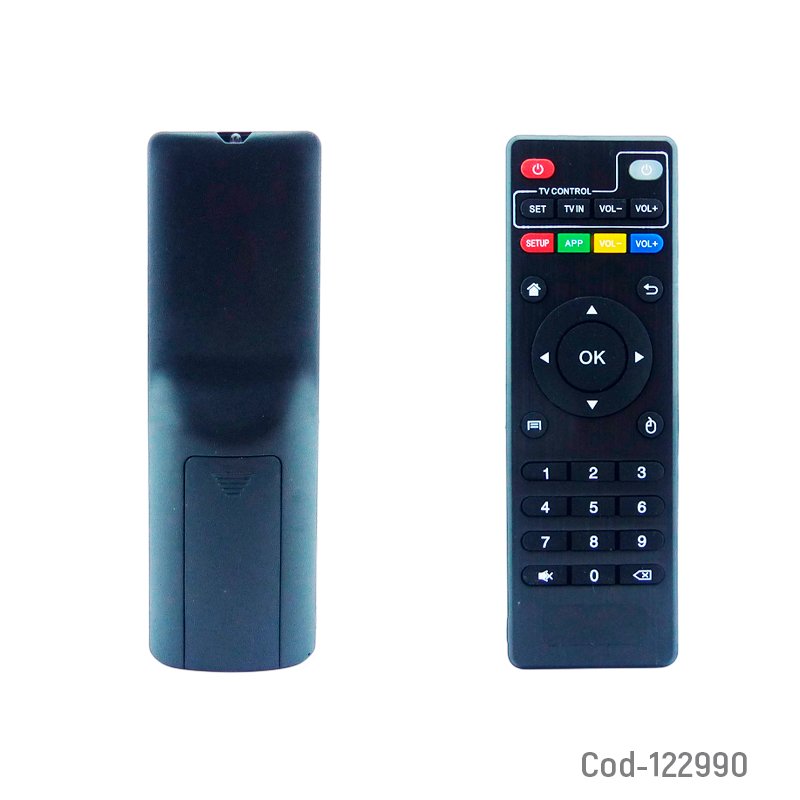 Control remoto universal para tv box, compatible mx9, ott, m16 y otros. en bolsa. - pack de 10 unidades mayorista — imagen 2