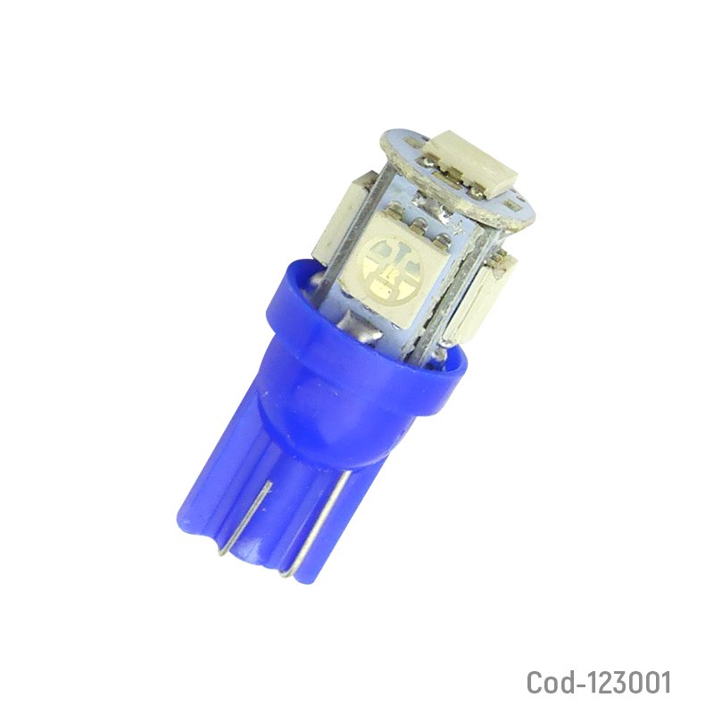 Luces de 5 led 5050, 24volt, cola de pescado, luz azul, dezzer. set x 2. - pack de 20 unidades mayorista — imagen 2