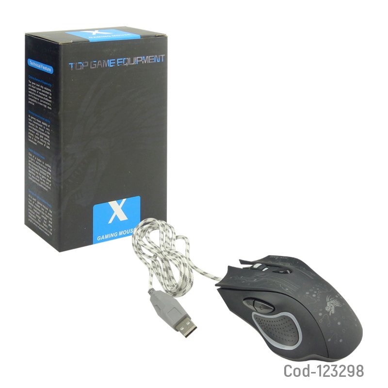 Mouse gamer usb de 6 botones, top game equipment con luz mayorista — imagen 4
