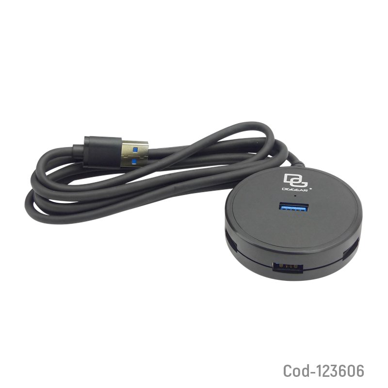 Hub con 4 usb 3.0, con cable de 120cm. en caja. mayorista — imagen 2