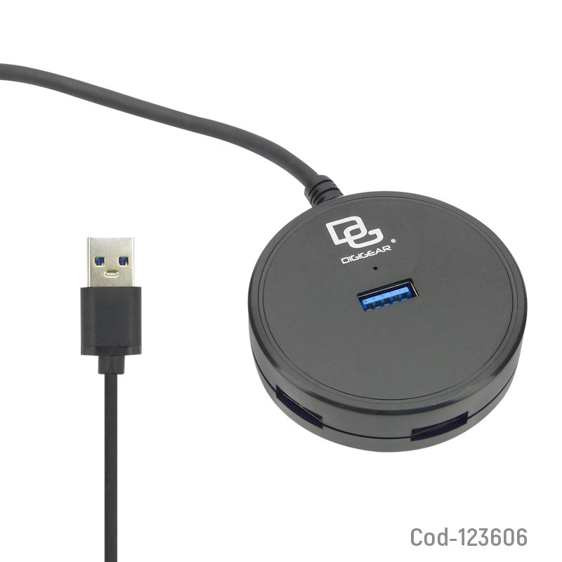 Hub con 4 usb 3.0, con cable de 120cm. en caja. mayorista — imagen 3