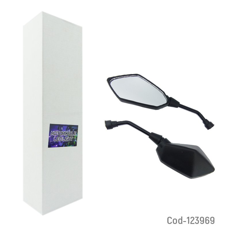 Espejo para moto suzuki gixxer. el par, brazo metal. en caja. set x 2. mayorista — imagen 3