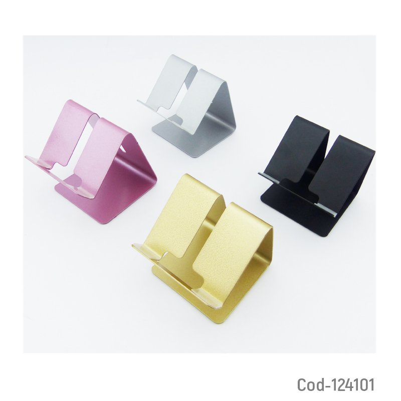 Porta smartphone mini metal, modelo s014. colores en caja. - pack de 10 unidades mayorista — imagen 2