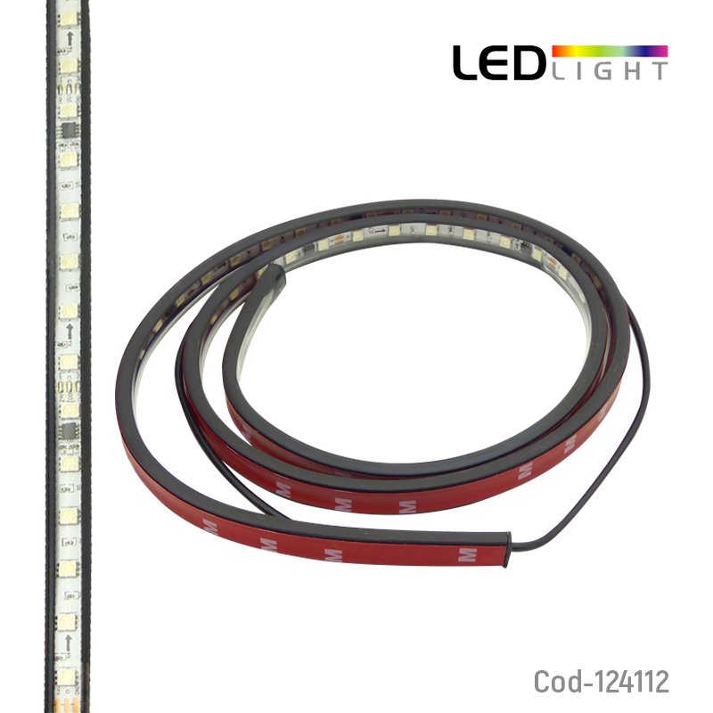 Tira LED Multicolor Secuencial Para Camion 120Cm, 24Volt 1,2cm x 120cm x 0,6cm por mayor en Chile
