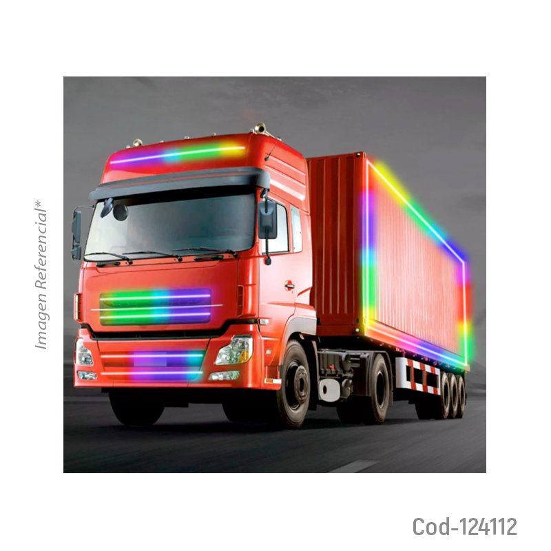 Tira led multicolor secuencial para camion 120cm, 24volt mayorista — imagen 3