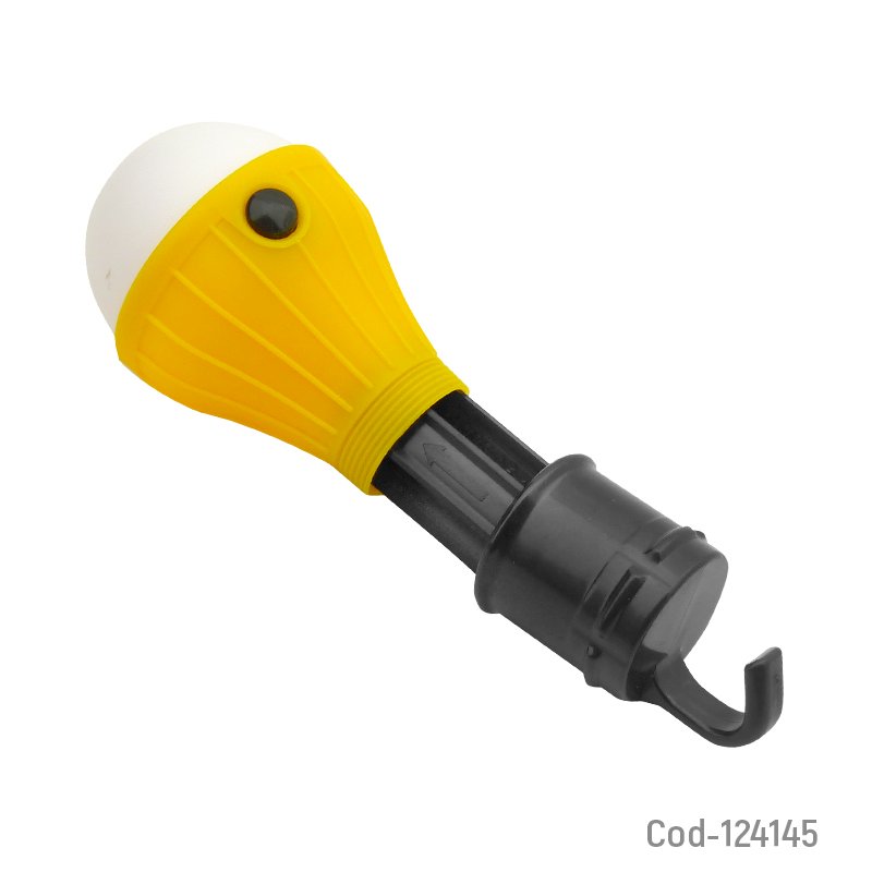Ampolleta portable 3 led luz blanca para camping, a pilas - pack de 20 unidades mayorista — imagen 2