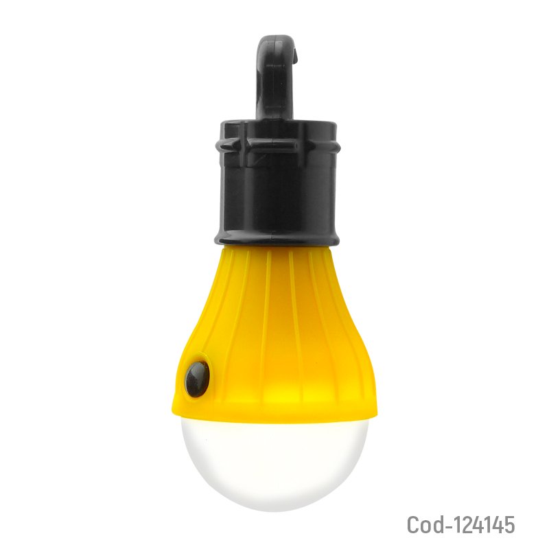 Ampolleta portable 3 led luz blanca para camping, a pilas - pack de 20 unidades mayorista — imagen 4