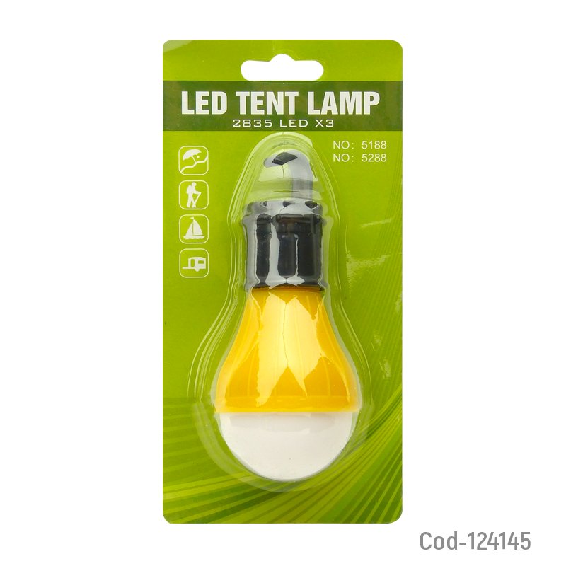 Ampolleta portable 3 led luz blanca para camping, a pilas - pack de 20 unidades mayorista — imagen 5