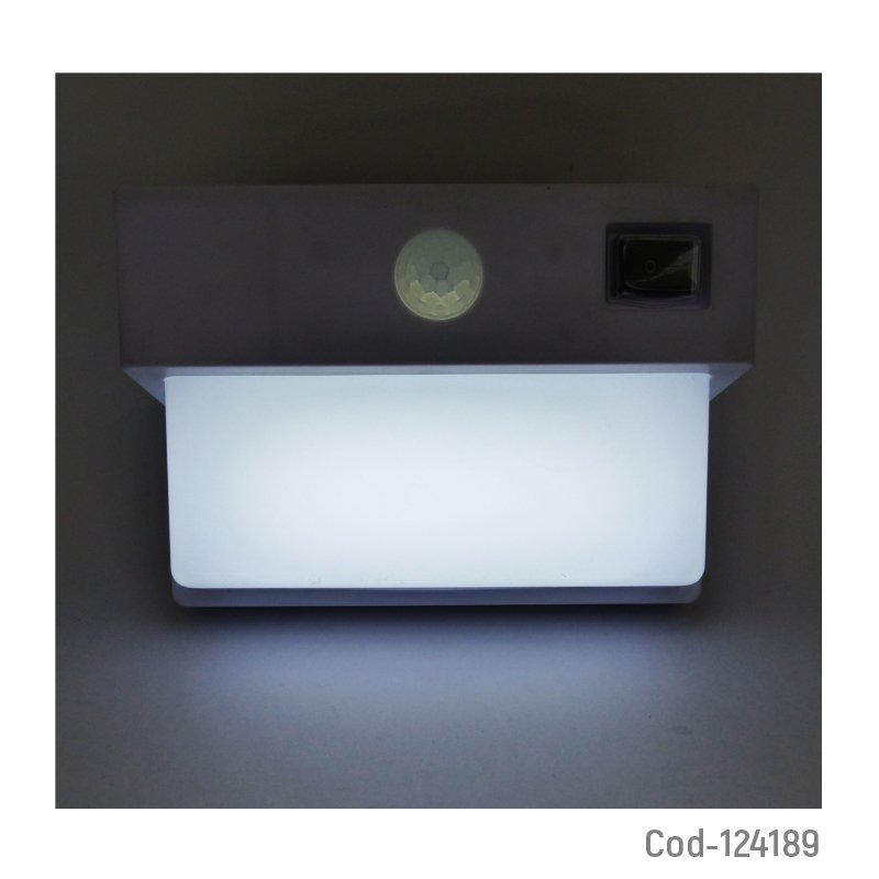 Aplique solar empavonado, recto, para pared. con sensor. mayorista — imagen 3