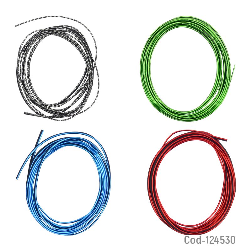 Moldura decorativa de 5 metros para interior de auto. - pack de 10 unidades mayorista — imagen 3