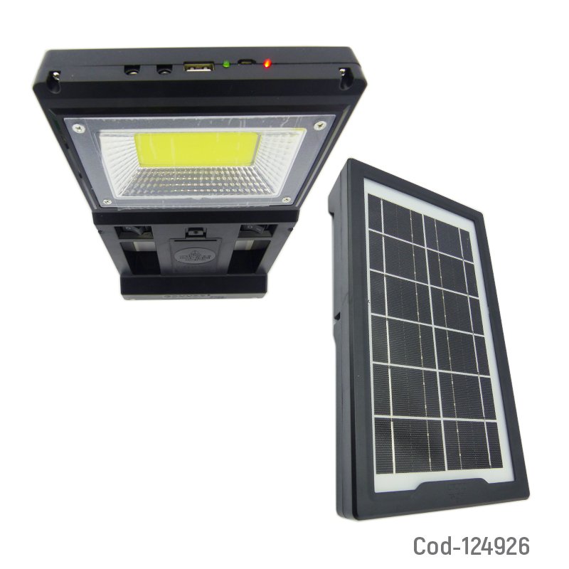 Kit solar emergencia portatil, incluye un mini foco led recargable. mayorista — imagen 2
