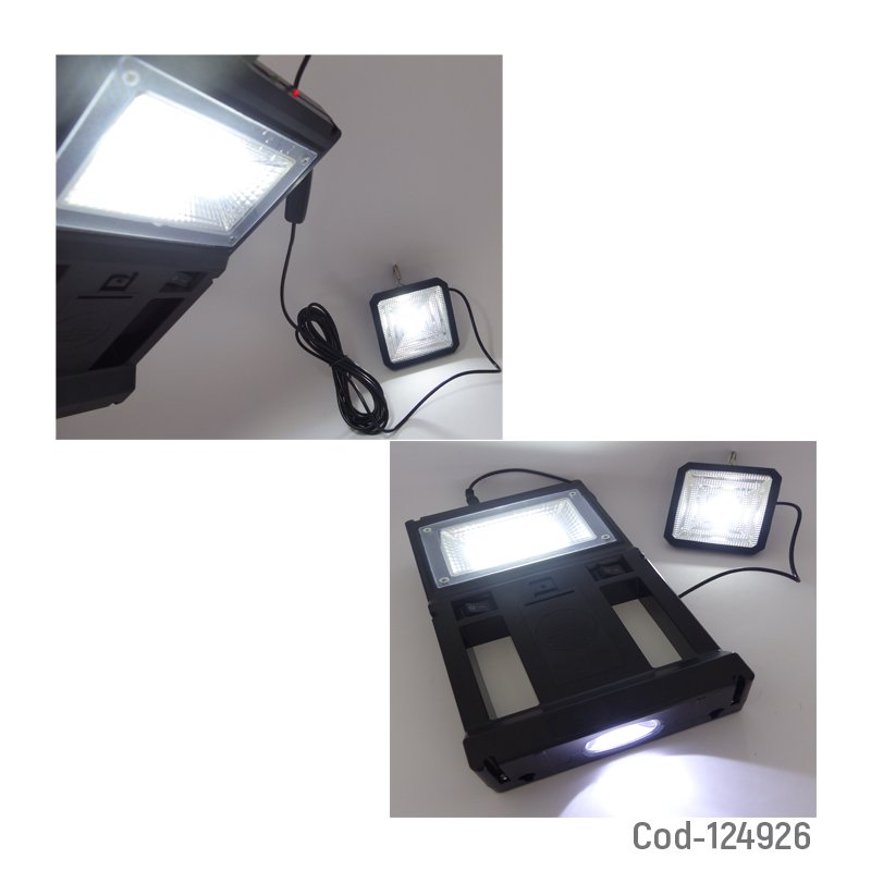 Kit solar emergencia portatil, incluye un mini foco led recargable. mayorista — imagen 3