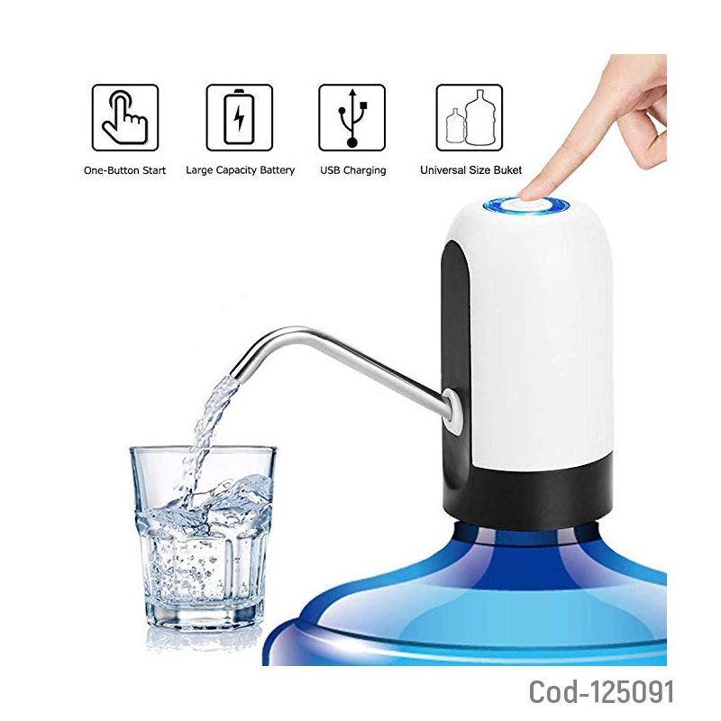 Dispensador De Agua, USB Recargable, Automatico. 13cm x 7,3cm x 7,3cm por mayor en Chile