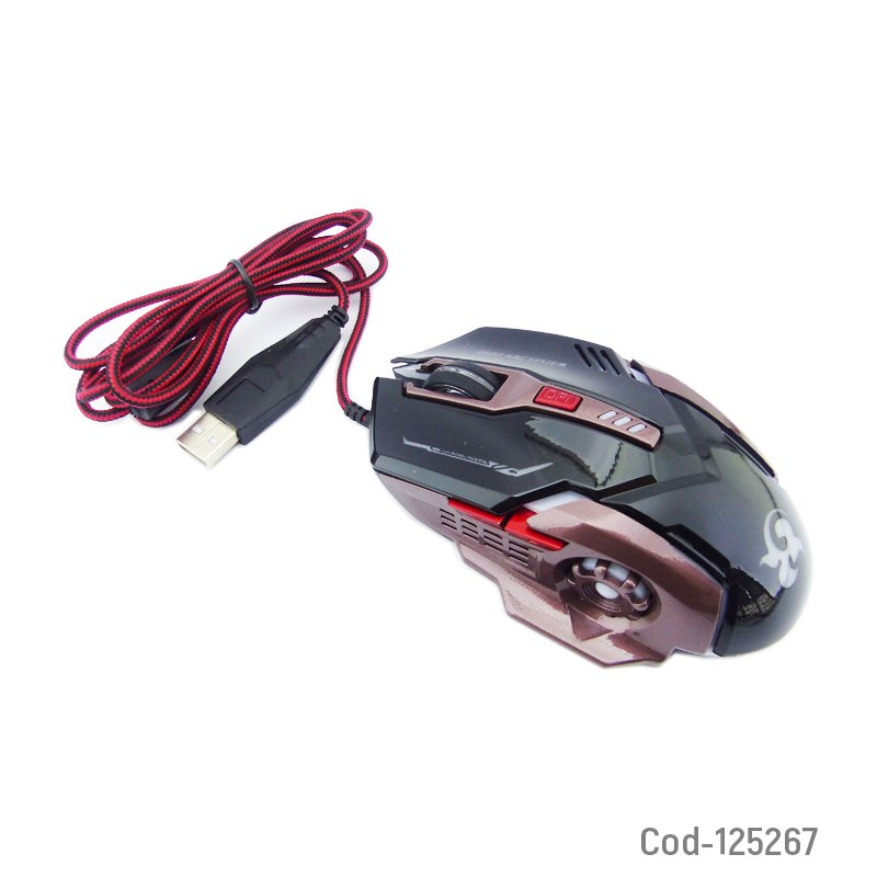 Mouse gamer n3, con usb, luz, 6 botones mayorista — imagen 2