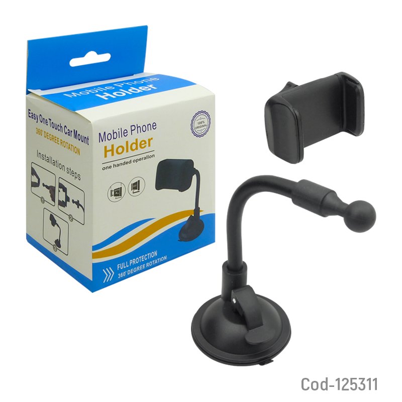 Porta smartphone para auto con brazo flexible y ventosa - pack de 10 unidades mayorista — imagen 3