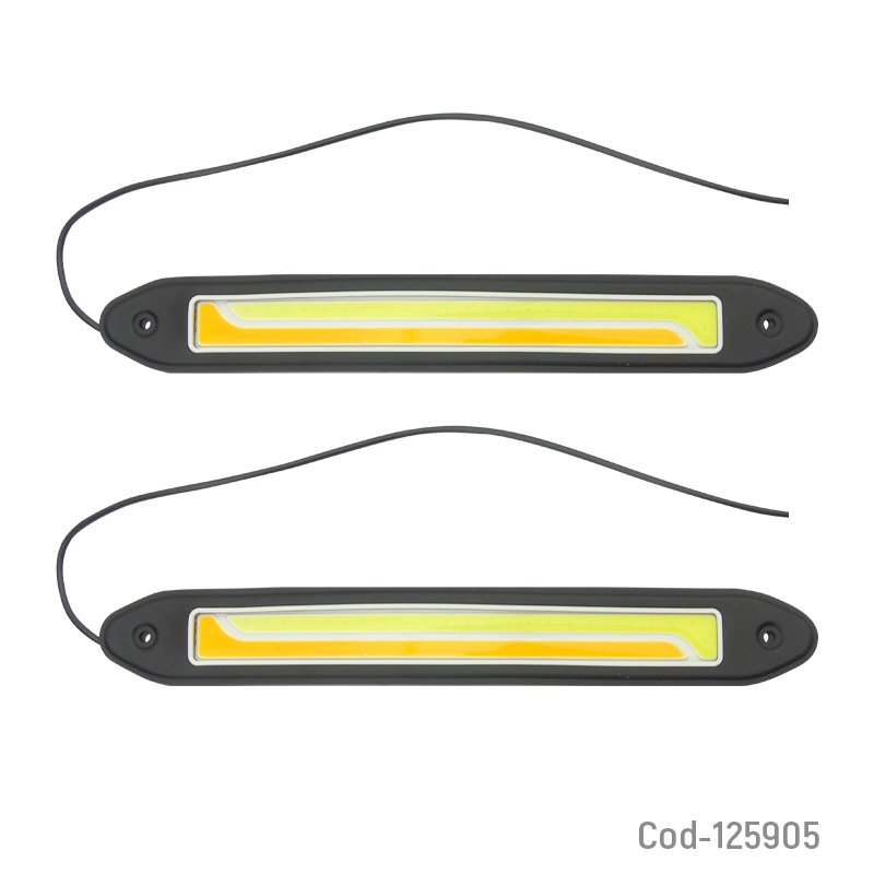 Neblineros led cob flexibles, luz blanca/amarilla, waterproof. set x 2. - pack de 10 unidades mayorista — imagen 3