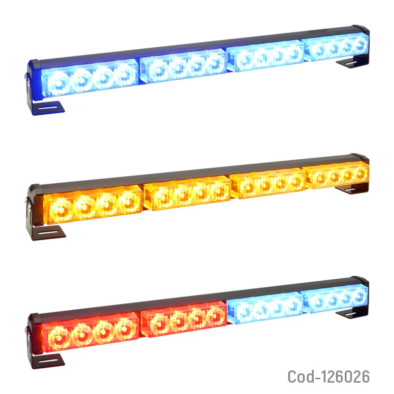 Baliza de 16 led estrobo 12-24volt, con controlador mayorista — imagen 3