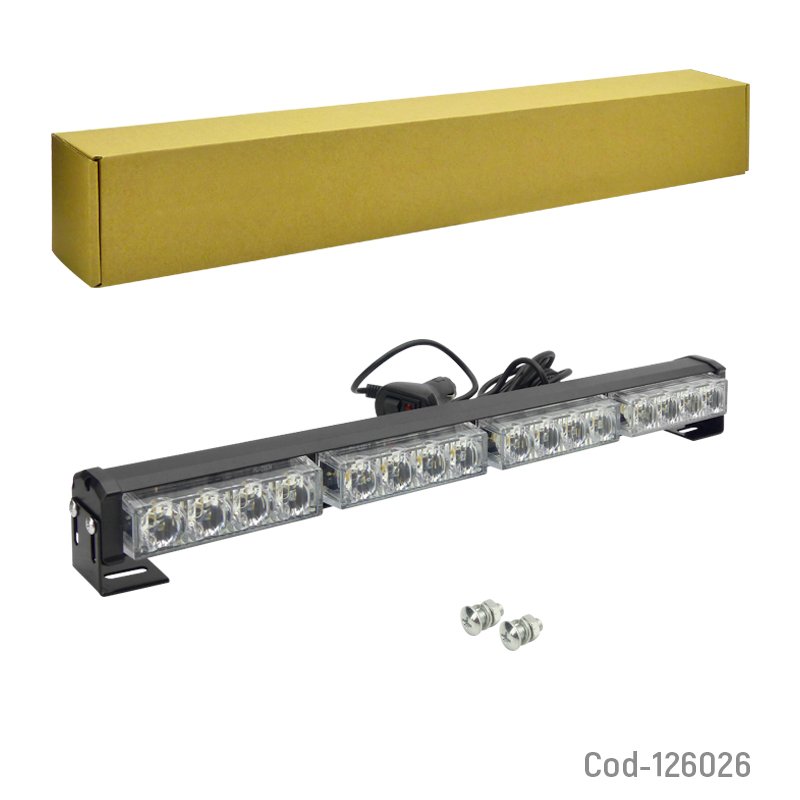 Baliza de 16 led estrobo 12-24volt, con controlador mayorista — imagen 4