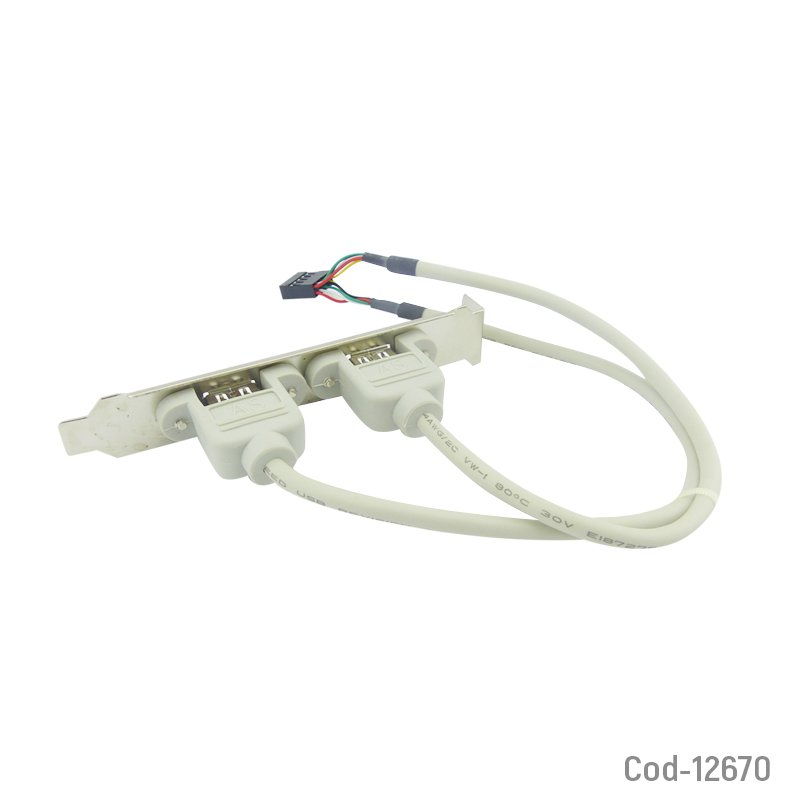 Puerto usb x 2 cpu mainboard - pack de 20 unidades mayorista — imagen 2