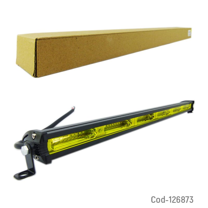 Neblinero 54 led 3030 162watt, 50cm, disponible ambar/blanco. 12/24 volt. mayorista — imagen 4
