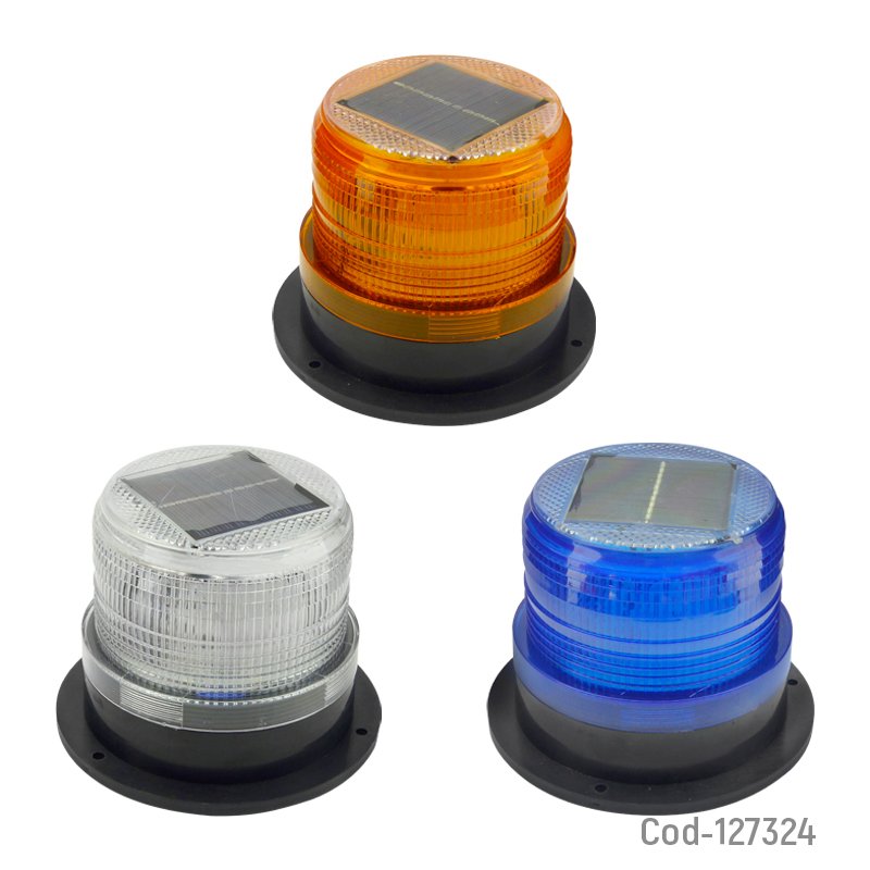 Baliza led solar estrobo con iman mayorista — imagen 3