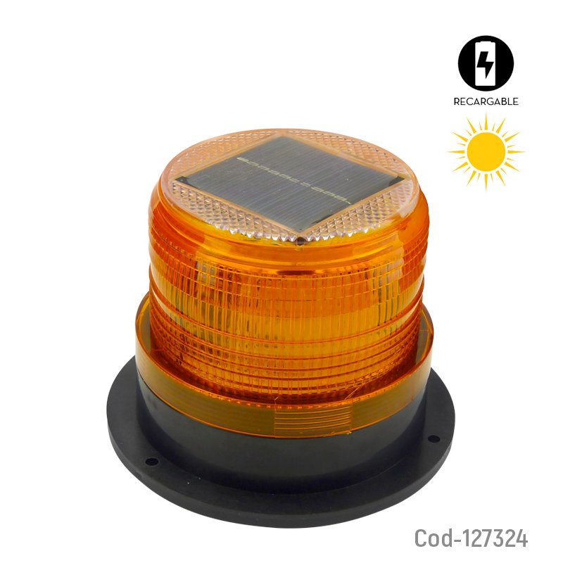 Baliza led solar estrobo con iman mayorista — imagen 4