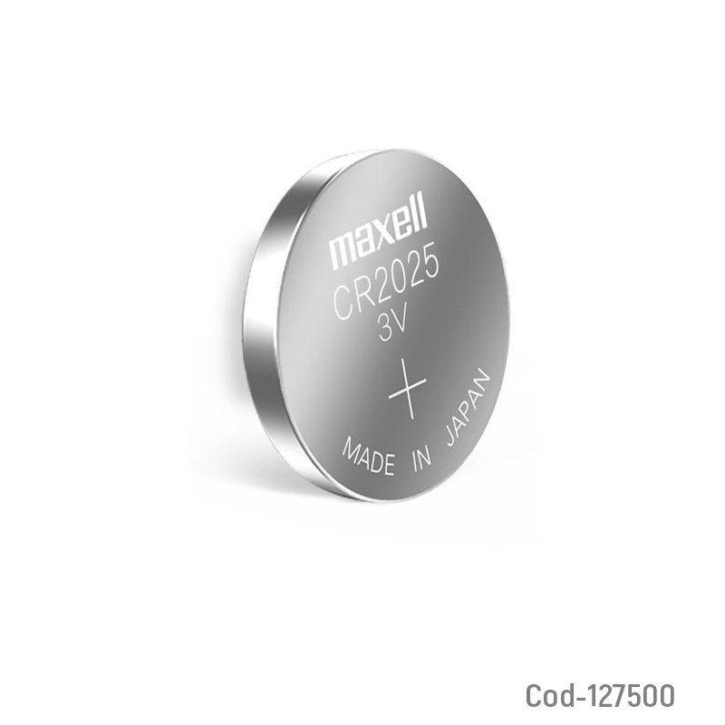 Pila maxel cr2025, 3 volt, lithium. en blister. set x 5 mayorista — imagen 2