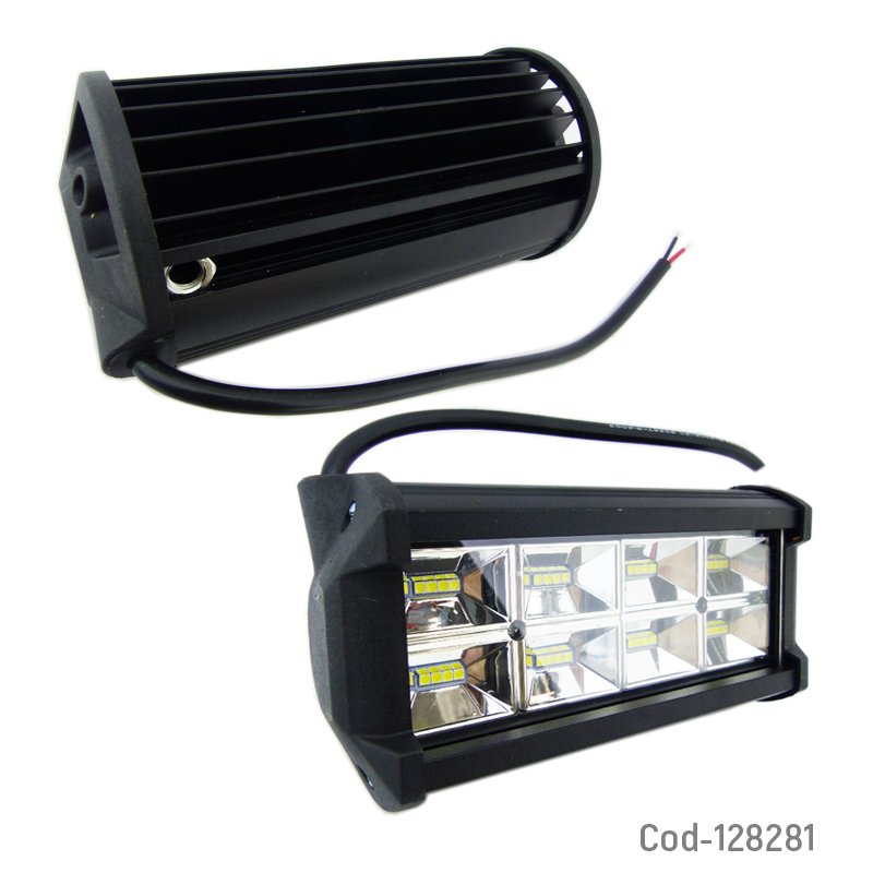 Neblinero 32 led, luz blanca, 8 divisiones x 1 pieza, 12/24 volt. en caja. mayorista — imagen 3
