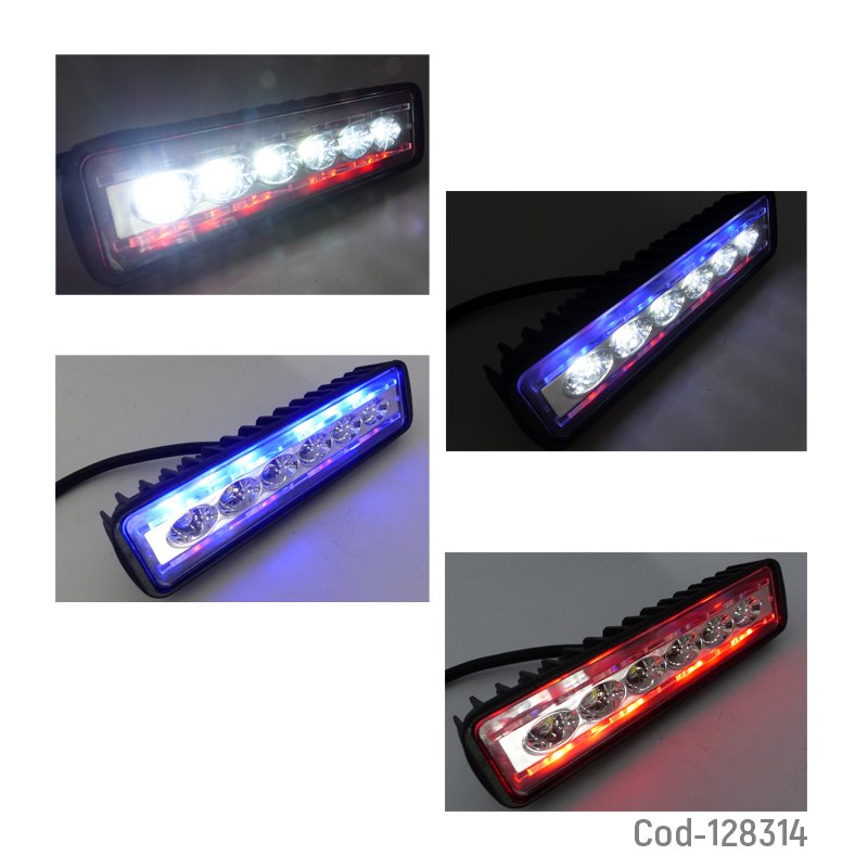 Neblinero 6 led + baliza, strobo hjg, set x 1. en caja. mayorista — imagen 2