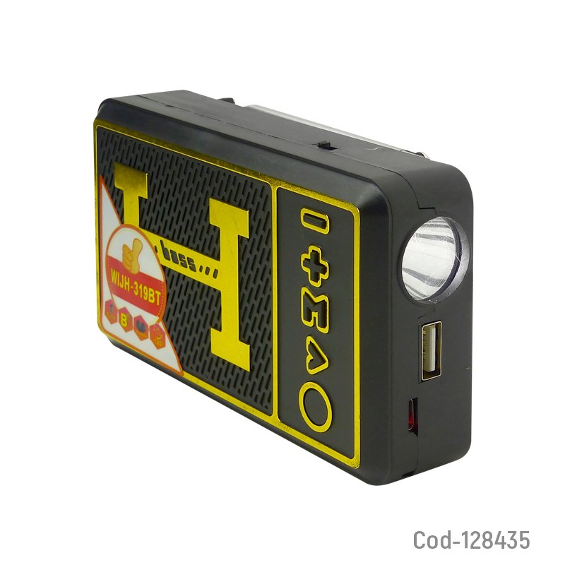 Parlante solar bluetooth recargable con linterna/fm/usb mayorista — imagen 3