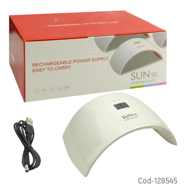 Secador uv de 15 led para manicure, 24watt, modelo 9s mayorista — imagen 4