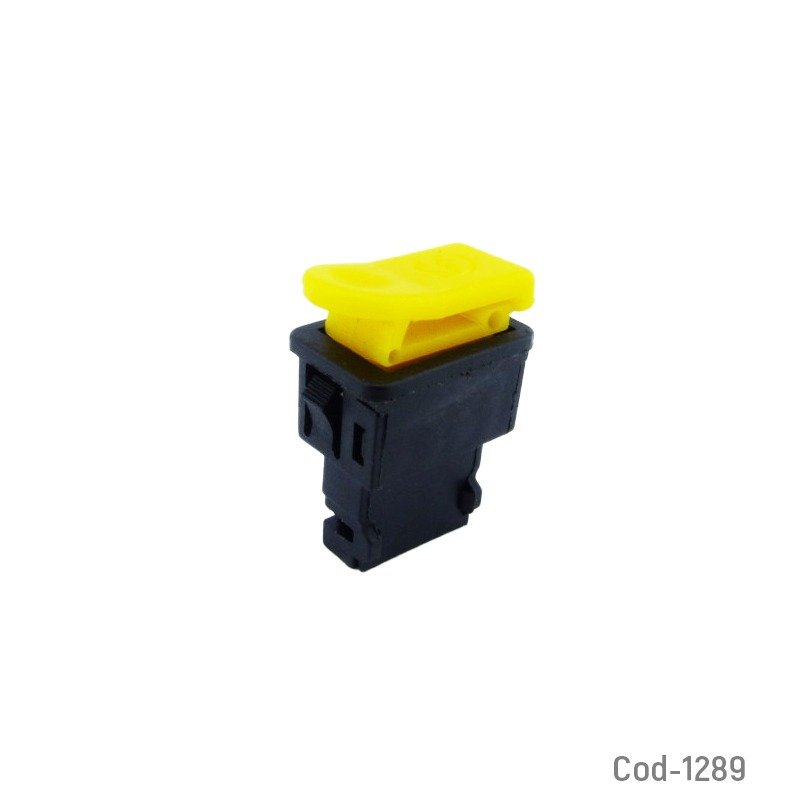Pulsador amarillo para moto, con funciones de bocina y corta corriente. - pack de 50 unidades mayorista — imagen 2
