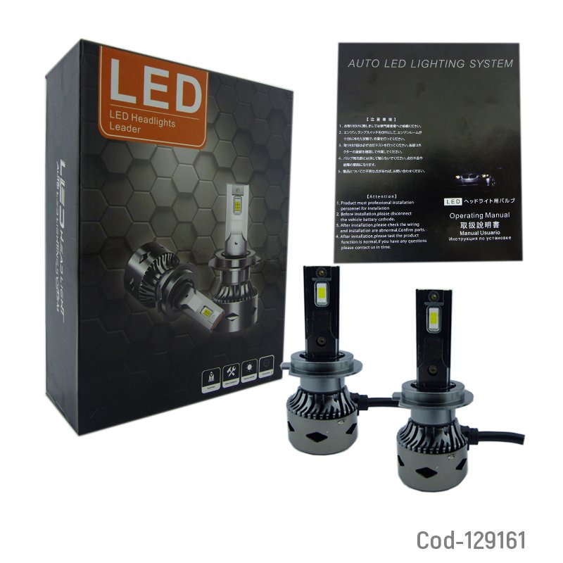 Ampolleta Kit LED H7, Modelo GQ-0190, 40 Watt 12 Volt. 7 CM X 3 CM X 3 CM por mayor en Chile