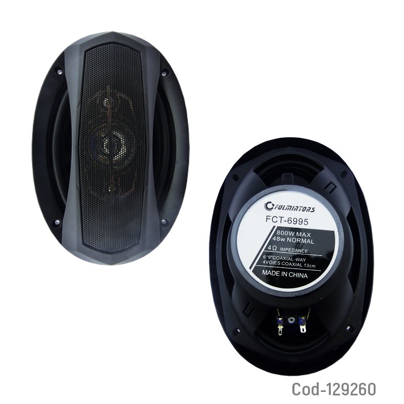Parlante fulmintors fct-6995, 6x9", 800watt, para auto, el par. en caja. mayorista — imagen 2