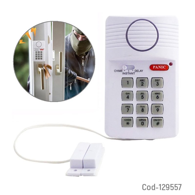 Alarma para casa, secure-pro, a pila con sensor magnetico. en caja. mayorista — imagen 2